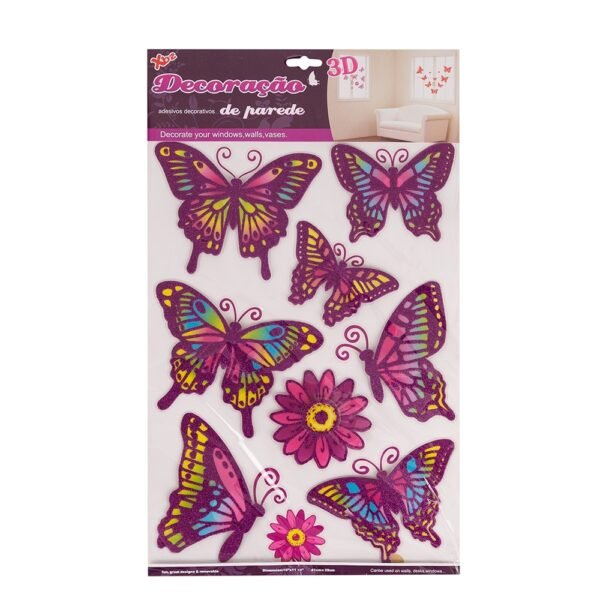 Adesivo decorativo borboletas