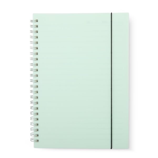 Caderno a5 plástico