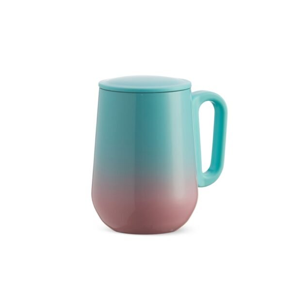 Caneca bicolor parede dupla 250ml