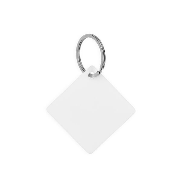 Chaveiro quadrado em acrílico