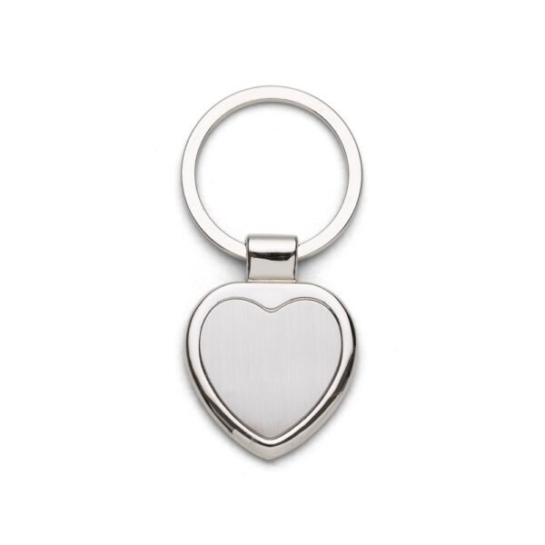 Chaveiro metal formato coração