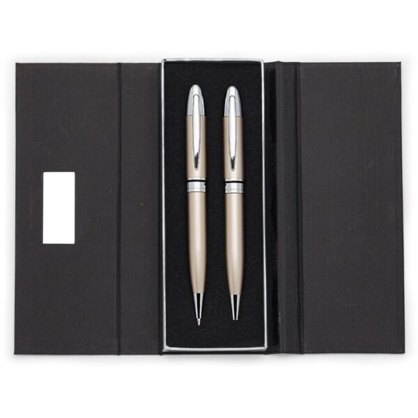 Conjunto caneta e lapiseira