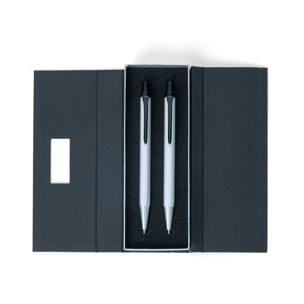 Conjunto caneta e lapiseira metal