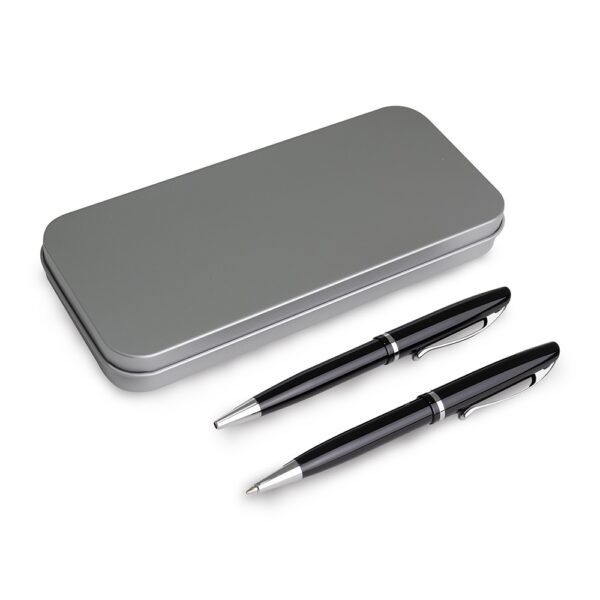 Conjunto caneta e lapiseira metal