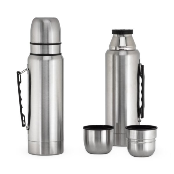 Garrafa térmica 1 l c/ 2 canecas