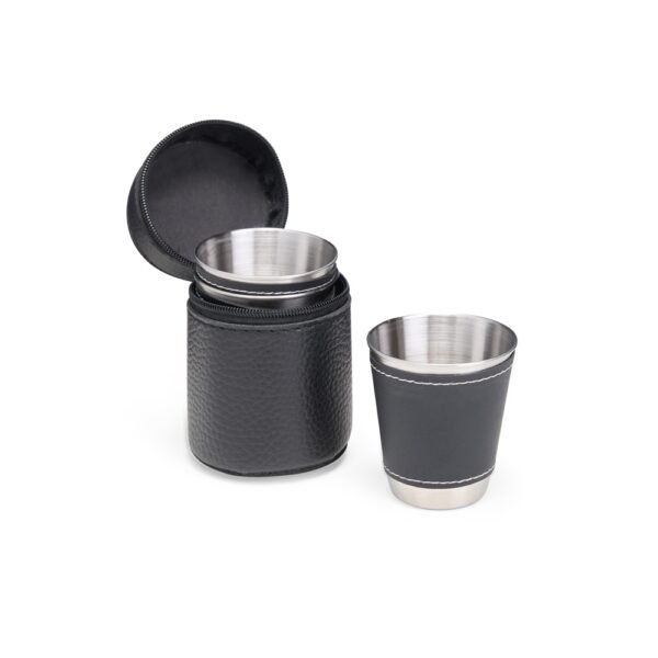 Kit copo inox 50ml 4 peças