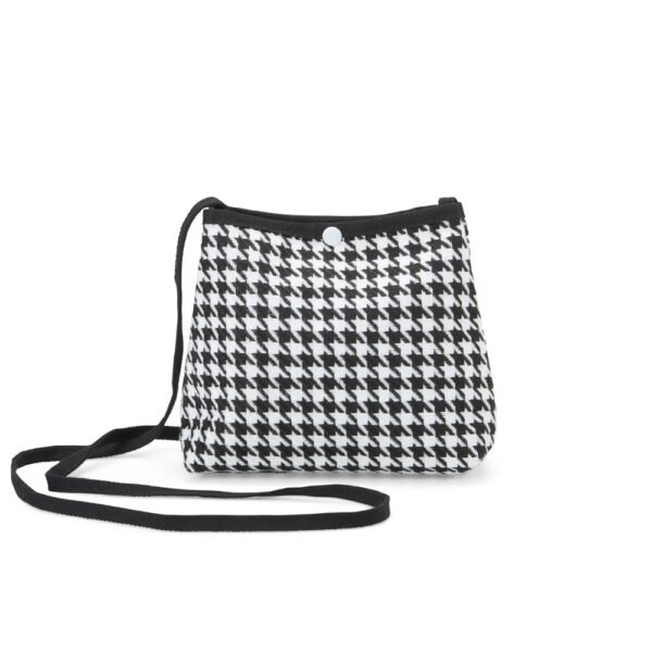Mini bolsa transversal em algodão