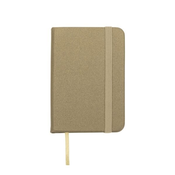 Mini caderneta sintética brilhante