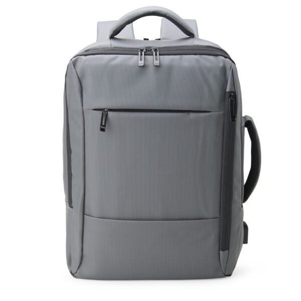 Mochila couro sintético usb 23 litros