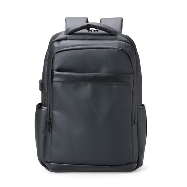 Mochila couro sintético usb 21l