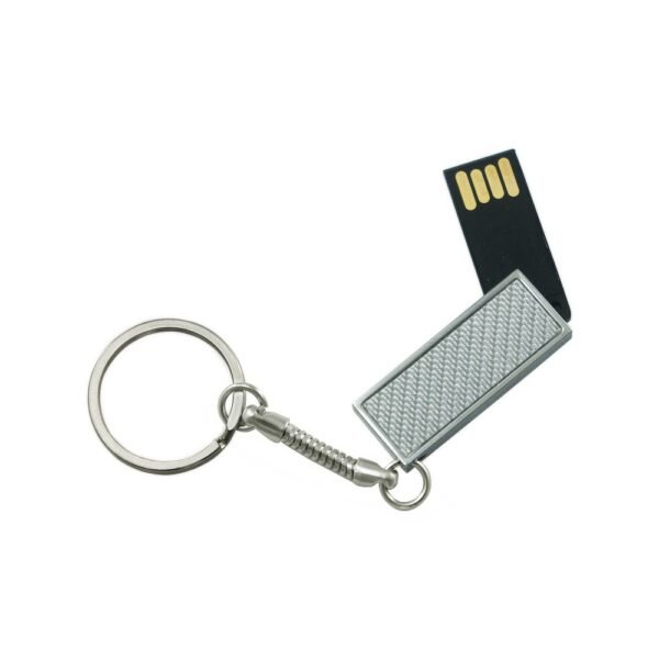 Pen drive giratório 4 gb com corrente