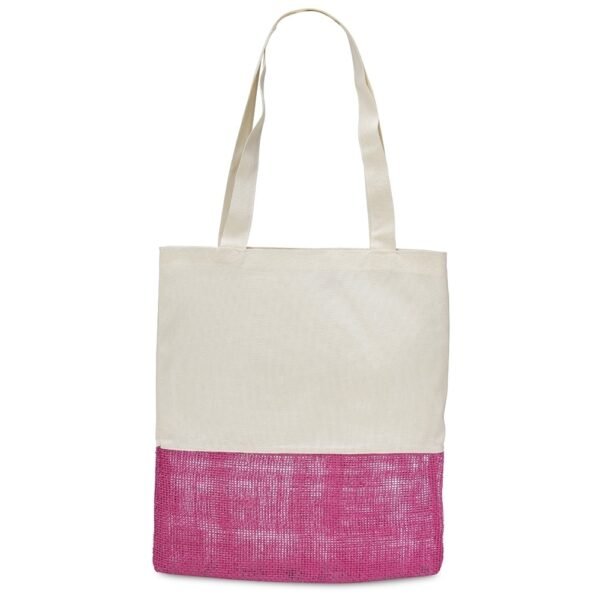 Sacola em algodão e juta